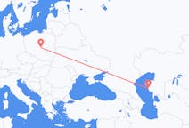 Flyrejser fra Aqtau, Kasakhstan til Lodz, Polen