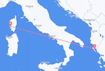 Flyreiser fra Ajaccio, til Corfu