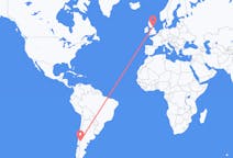 Flights from San Martín de los Andes, Argentina to Newcastle upon Tyne, England