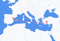 Flyreiser fra Valencia, Spania til Antalya, Tyrkia