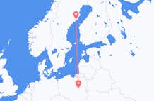 Flyg från Warszawa, Polen till Umeå, Sverige