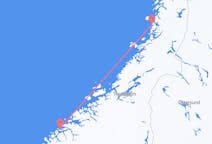 Fly fra Brønnøysund til Ålesund