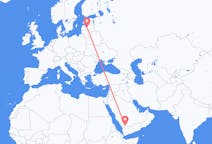 Flights from Najran to Riga