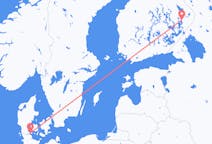 Flyg från Joensuu till Sønderborg