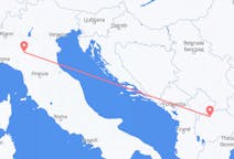 Lennot Skopjesta, Pohjois-Makedonia Parmaan, Italia