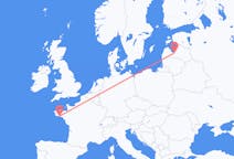 Fly fra Lorient til Riga