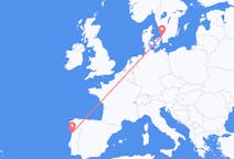Voli da Ängelholm, Svezia a Oporto, Portogallo