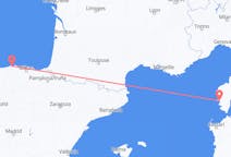 Flyreiser fra Ajaccio, Frankrike til Santander, Spania