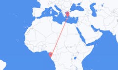 Flights from Port-Gentil, Gabon to Santorini, Greece