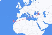 出发地 土耳其从奥尔杜出发目的地 西班牙拉斯帕尔马斯的航班
