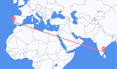 เที่ยวบิน จาก Pondicherry, อินเดีย ไปยัง ลิสบอน, โปรตุเกส