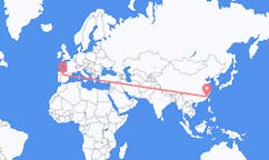 中国出发地 福州市飞往中国目的地 巴利亚多利德的航班