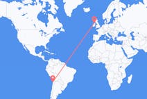 Flyrejser fra Antofagasta, Chile til Derry, Nordirland