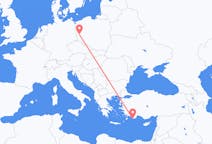 Flights from Kastellorizo, Greece to Zielona Góra, Poland