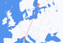 Flights from Bastia, France to Turku, Finland