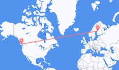 캐나다 캠벨리버에서 출발해 핀란드 코콜라로(으)로 가는 항공편