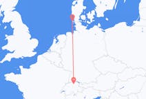 Flyreiser fra Zürich, Sveits til Westerland, Tyskland