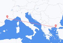 Loty z miasta Aleksandropolis do miasta Nîmes