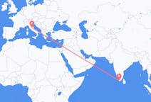 인도 티루바난타푸람에서 출발해 이탈리아 페루자(으)로 가는 항공편