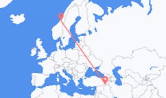 Flights from Namsos, Norway to Şırnak, Turkey