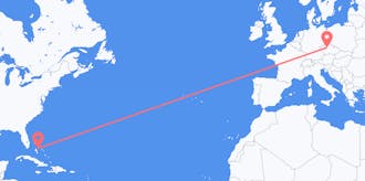 Flights from the Bahamas to Czechia