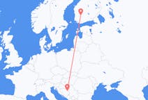 Рейсы из Тузла, Босния и Герцеговина в Тампере, Финляндия
