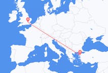 Flyreiser fra Edremit, Tyrkia til London, England