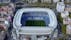 Photo of the Santiago Bernabéu aerial view football stadium in Madrid, Spain.