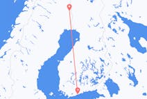 Flights from Pajala, Sweden to Helsinki, Finland