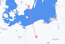 Flights from Poznań, Poland to Ronneby, Sweden
