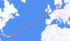 เที่ยวบิน จาก San Juan, สหรัฐอเมริกา ถึงแองเจลโฮล์ม, สวีเดน