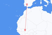 Flyreiser fra Bamako, til Sevilla