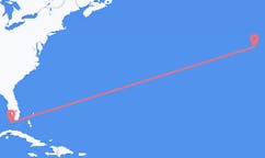 Flights from Key West to Horta