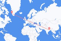 Flights from Ranchi, India to Nuuk, Greenland