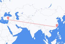 중국발 푸저우, 터키행 아다나 항공편