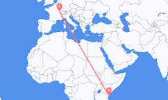 Flights from Ukunda, Kenya to Dole, France
