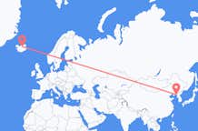 Flyrejser fra Dandong, Kina til Akureyri, Island