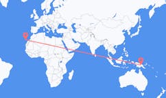Flyreiser fra Mount Hagen, Papua Ny-Guinea til Tenerife, Spania