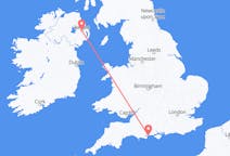 Flights from Bournemouth, England to Belfast, Northern Ireland