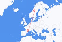 Flyg från Girona till Östersund