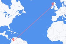 Flug frá Bogotá, Kólumbíu til Derry, Norður-Írlandi