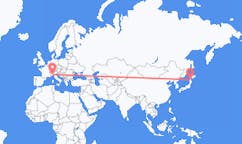 Flights from Aomori, Japan to Genoa, Italy