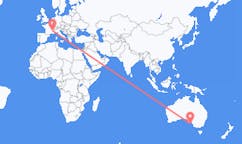 Flights from Kingscote, Australia to Grenoble, France