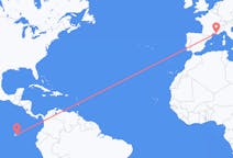 Flights from Baltra Island, Ecuador to Marseille, France