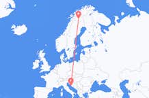 Flights from Zadar to Kiruna