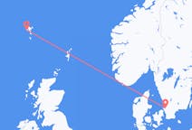 Vols depuis Ängelholm, Suède pour Sørvágur, îles Féroé
