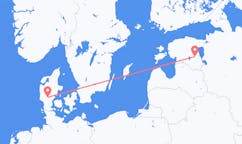 Fly fra Tartu til Billund