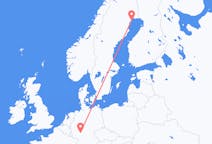 Flyreiser fra Frankfurt, Tyskland til Luleå, Sverige
