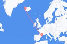 Flights from Reykjavík to Barcelona