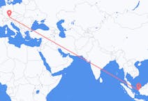 印度尼西亚出发地 坤甸飞往印度尼西亚目的地 慕尼黑的航班